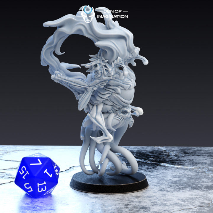 Changeling Mages (3 Poses, 32mm Base) | Miniature Wargaming Models (Den of Imagination) | 28mm Scale