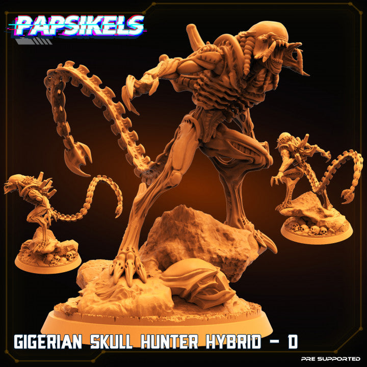 XX121 Hybrid Royal Warriors (7 Poses - Fits 50mm Bases - Bundles) | Tabletop Roleplaying Miniatures (Papsikels)