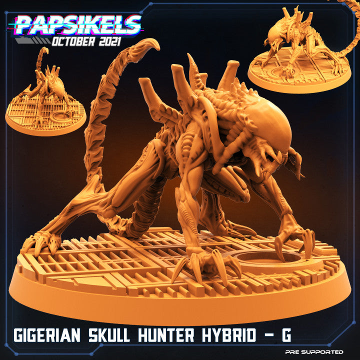 XX121 Hybrid Royal Warriors (7 Poses - Fits 50mm Bases - Bundles) | Tabletop Roleplaying Miniatures (Papsikels)