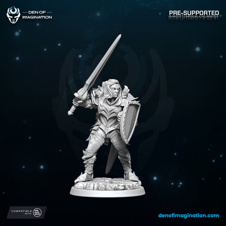 Vampire Knights (2 Variants and Unicorn-Only Option | Bundle) | Miniature Wargaming Models (Den of Imagination)