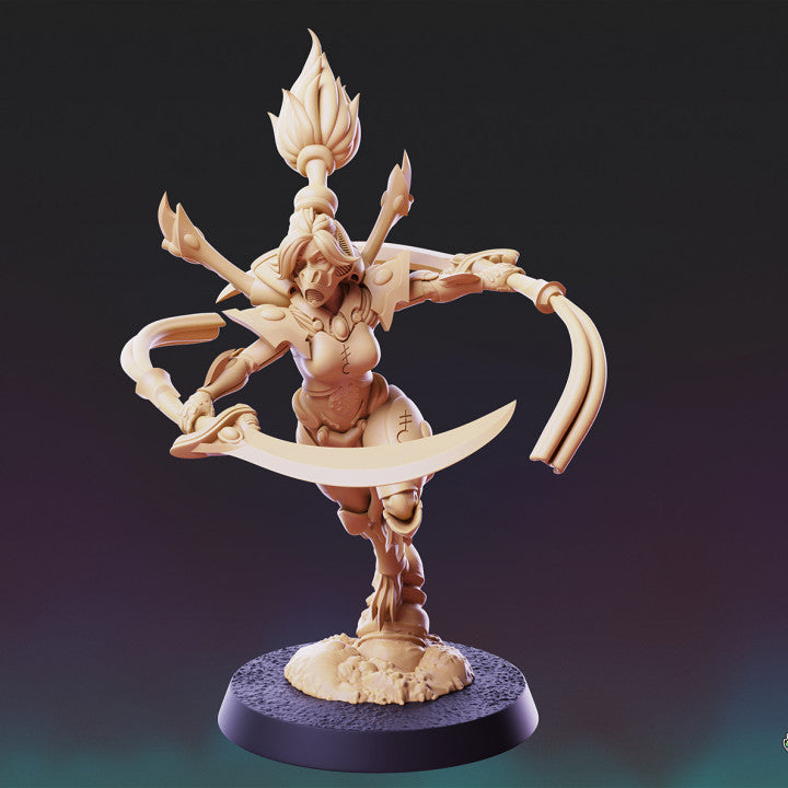 Faenyan Champions (3 Variants / Fits 32mm Bases / Bundles) | Tabletop Roleplaying Miniatures (PSMiniatures)