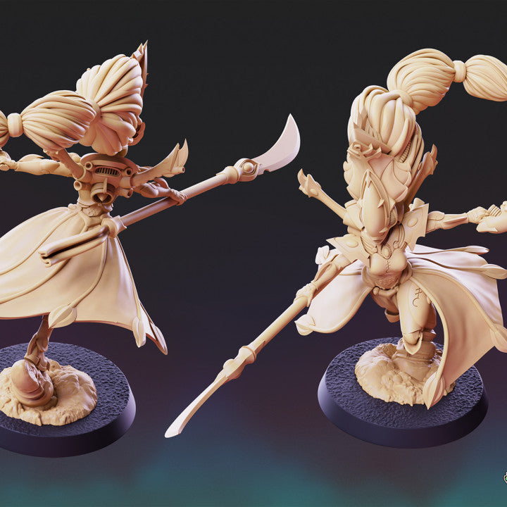 Faenyan Champions (3 Variants / Fits 32mm Bases / Bundles) | Tabletop Roleplaying Miniatures (PSMiniatures)