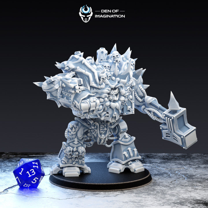 Infernal Cyborg (Various Kits, 60mm Base) | Miniature Wargaming Models (Den of Imagination) | 28mm Scale
