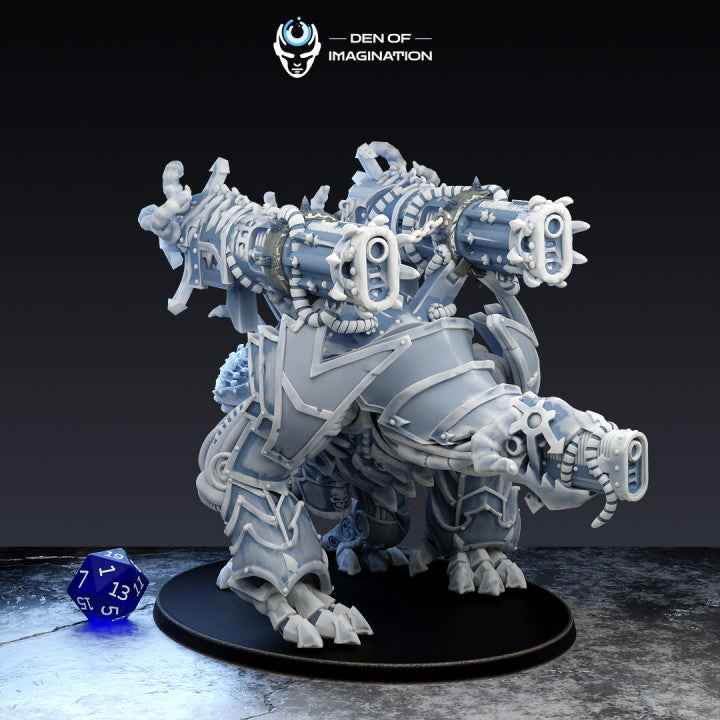 Infernal Warbeast (Two Variants; Artillery and Melee) | Miniature Wargaming Models (Den of Imagination) | 28mm Scale
