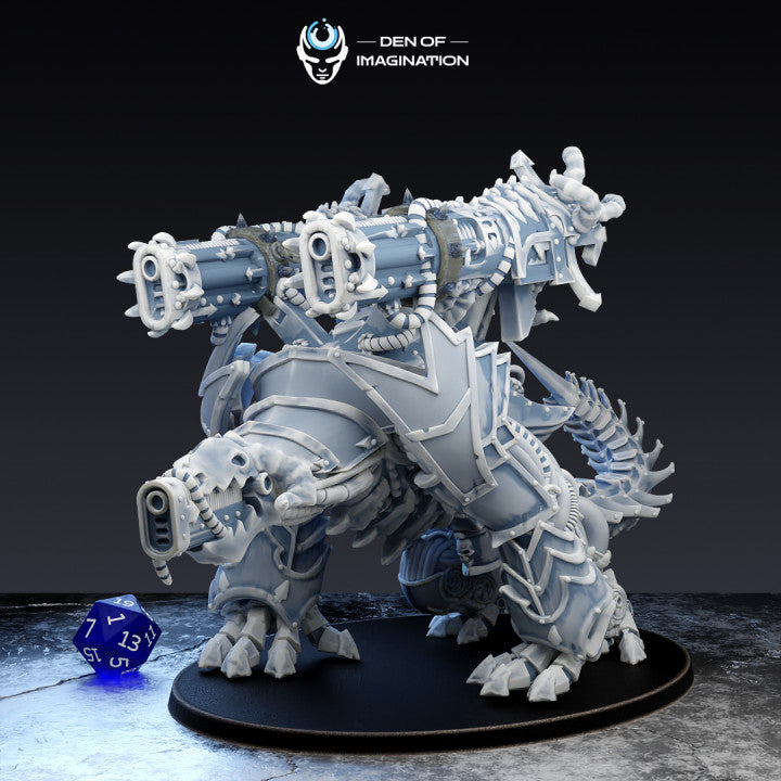 Infernal Warbeast (Two Variants; Artillery and Melee) | Miniature Wargaming Models (Den of Imagination) | 28mm Scale