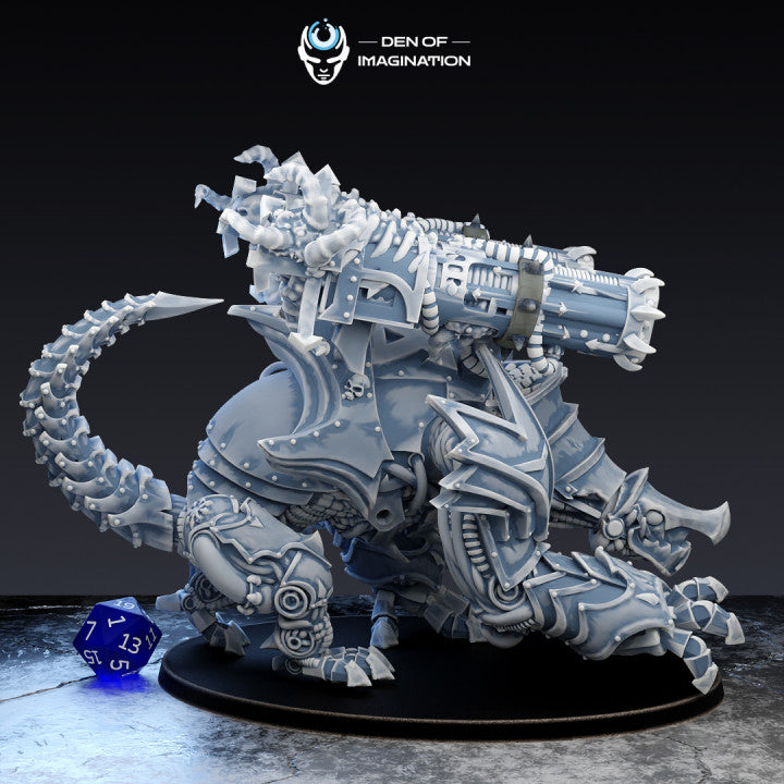 Infernal Warbeast (Two Variants; Artillery and Melee) | Miniature Wargaming Models (Den of Imagination) | 28mm Scale