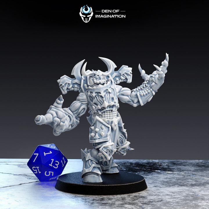 Haunted Gladiators (5 Poses, 40mm Base) | Miniature Wargaming Models (Den of Imagination) | 28mm Scale