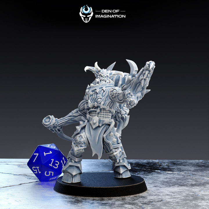 Haunted Gladiators (5 Poses, 40mm Base) | Miniature Wargaming Models (Den of Imagination) | 28mm Scale