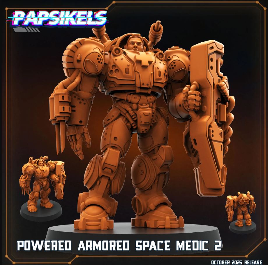 Dominion Medics (5 Poses, Fits 32-40mm Bases)