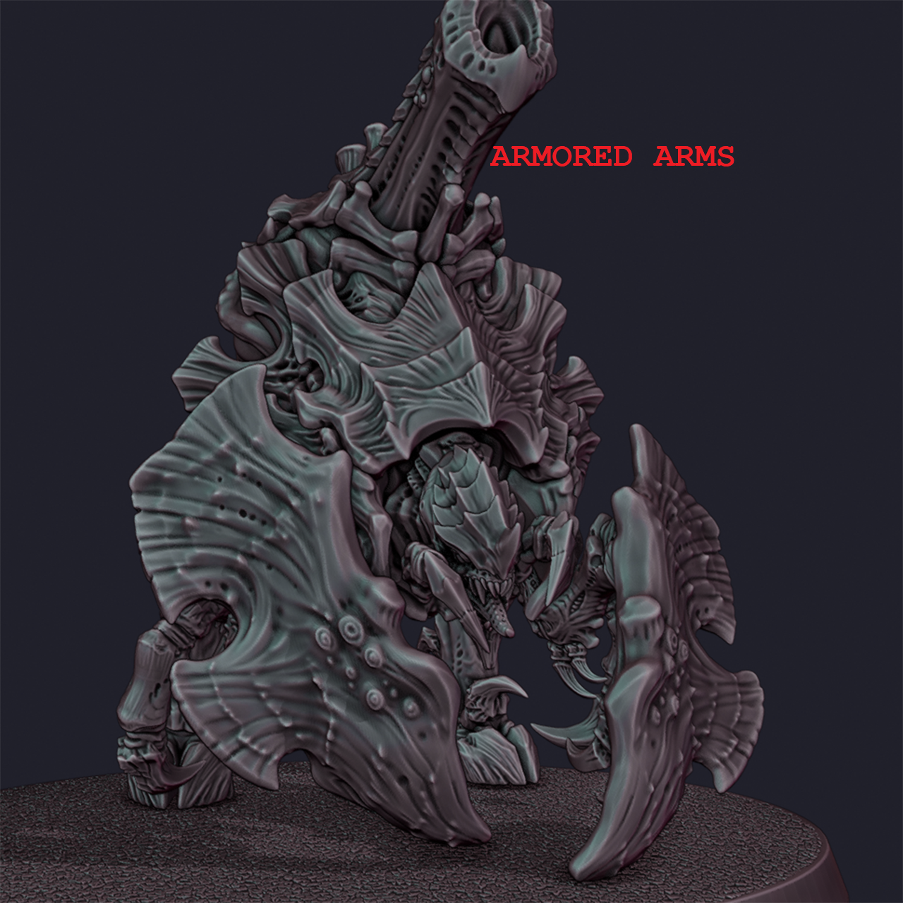Bioplasmic Artillery Beasts (Multi-Part Model Kit) | Miniature Wargaming Models | 28mm Scale