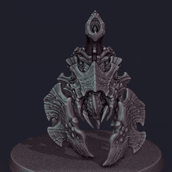 Bioplasmic Artillery Beasts (Multi-Part Model Kit) | Miniature Wargaming Models | 28mm Scale