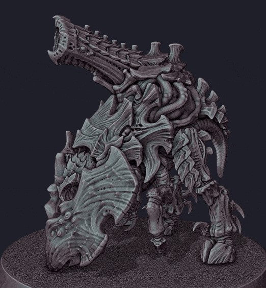 Bioplasmic Artillery Beasts (Multi-Part Model Kit) | Miniature Wargaming Models | 28mm Scale