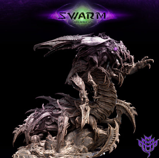 Xel'gara, Queen of the Swarm (fits 120x92mm, 130mm Bases)