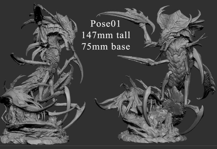 The Terralisk, Formic Legend (Fits 75mm+ Bases)