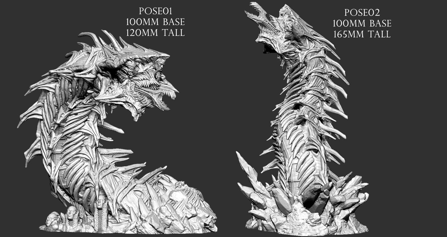 Fuel-Blooded Worms of Kepler-22B (2 Poses | fits 100-120x92mm Bases)