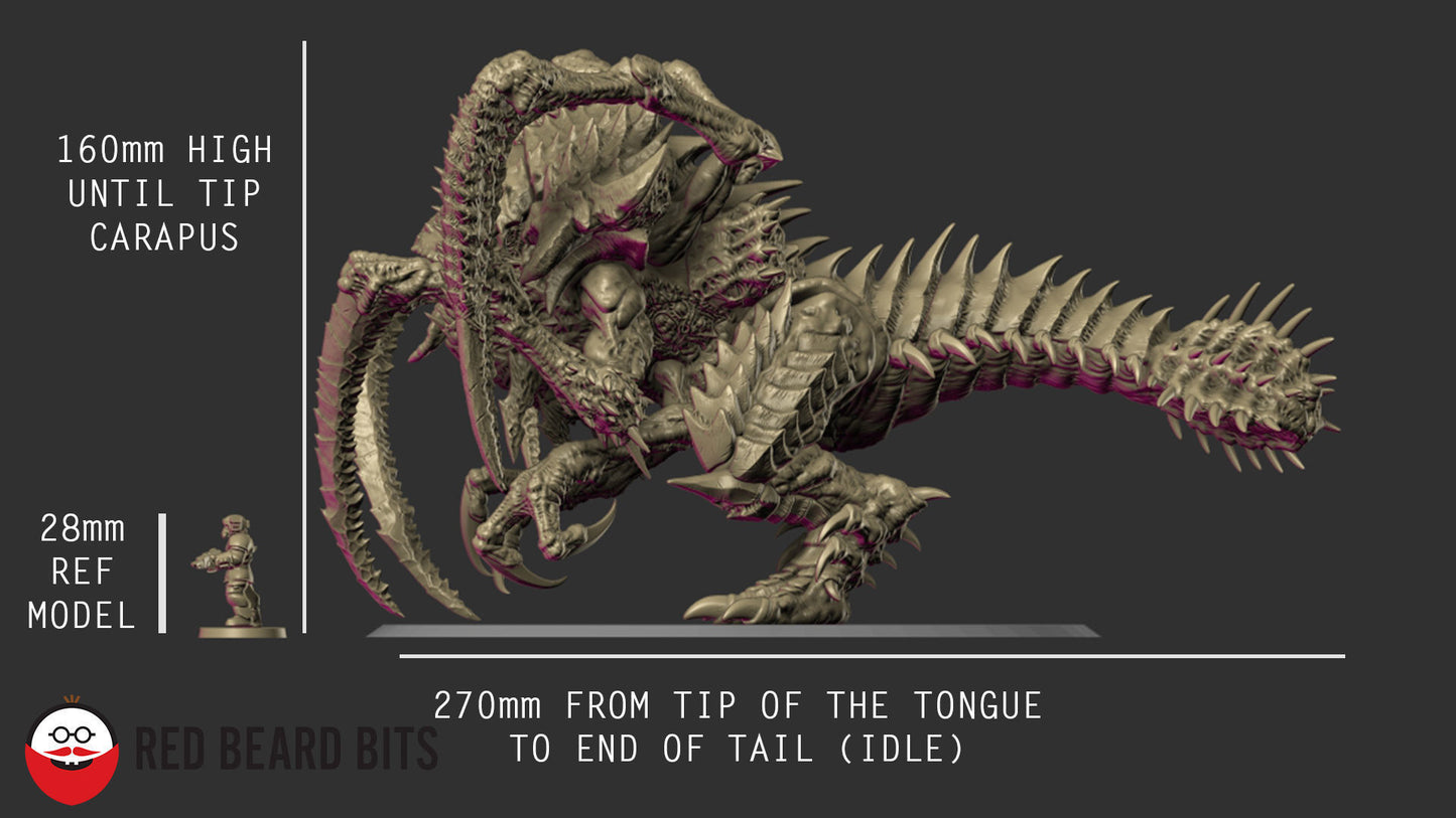 Savage Xenodon (Multi-Part Model Kit) | Miniature Wargaming Models | 28mm Scale