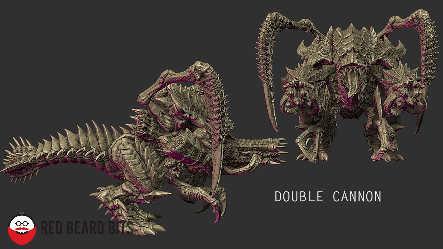 Savage Xenodon (Multi-Part Model Kit) | Miniature Wargaming Models | 28mm Scale