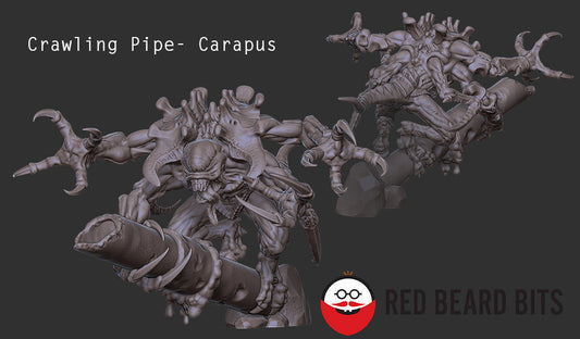 Xenoteras Rippers (6 Poses, 32mm Bases, Modular) | Miniature Wargaming Models (RedBeardBits) | 28mm Scale