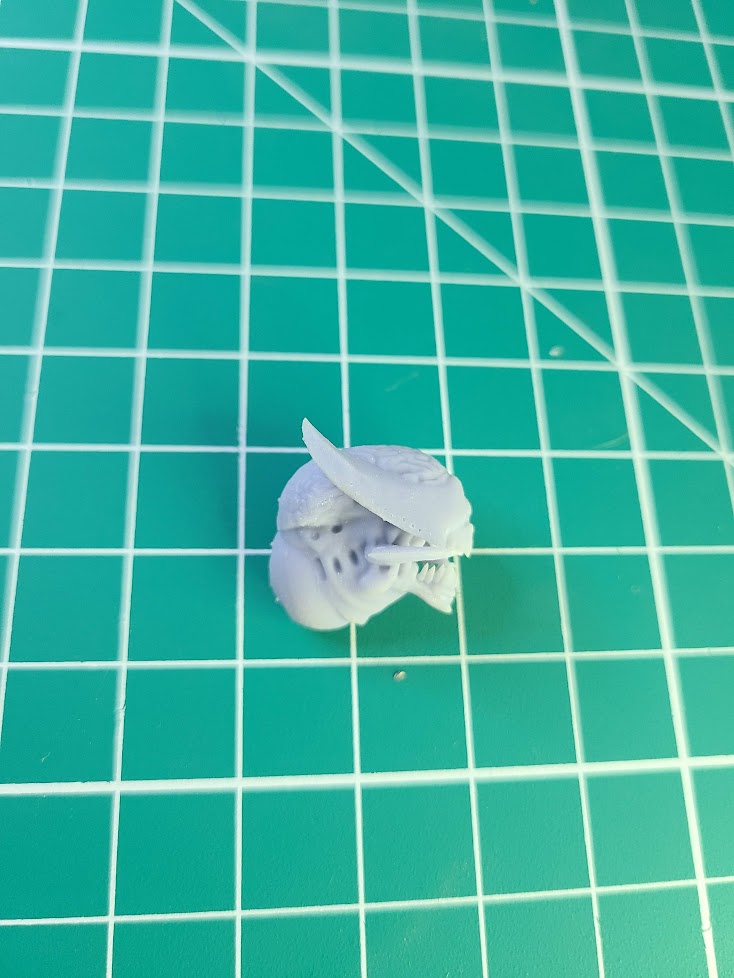 Scaled Heads for Xeno-Dragons (Iteration: 02) | Miniature Wargaming Bits | 28mm Scale