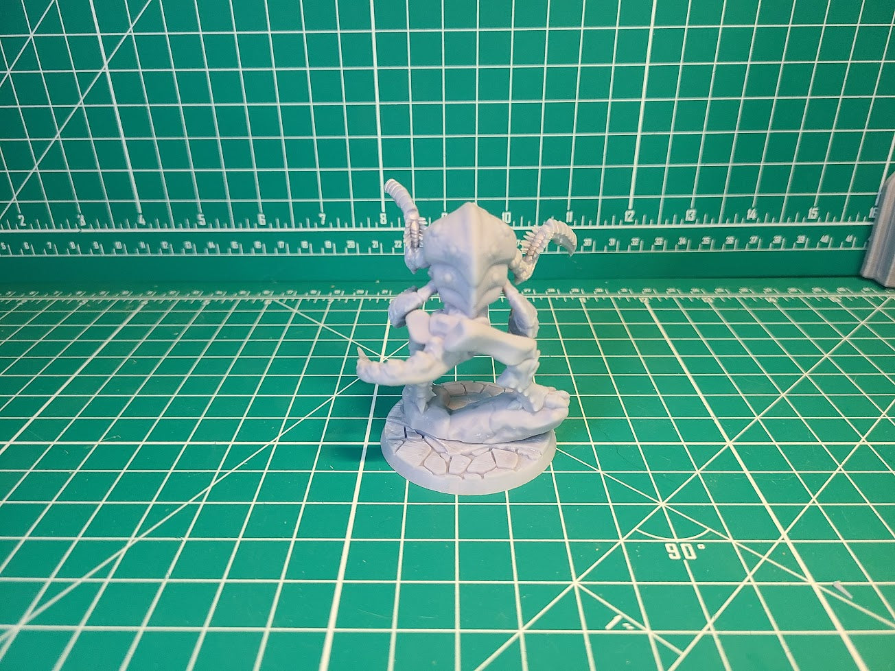 Xenoteras Warrior (50mm Base, Modular Arms, Multiple Loadouts) | Wargaming Miniatures Red Beard Bits | 28mm Scale
