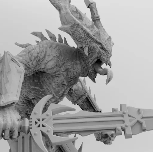 Infernal Shock Troops (22-Miniature Unique-Poses Bundle) | Miniature Wargaming Models (EmanG) | 28mm Scale