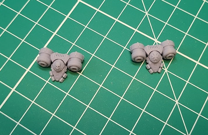 Super Cyber Jump Jets for Space Paladins | Miniature Wargaming Bits | 28mm Scale