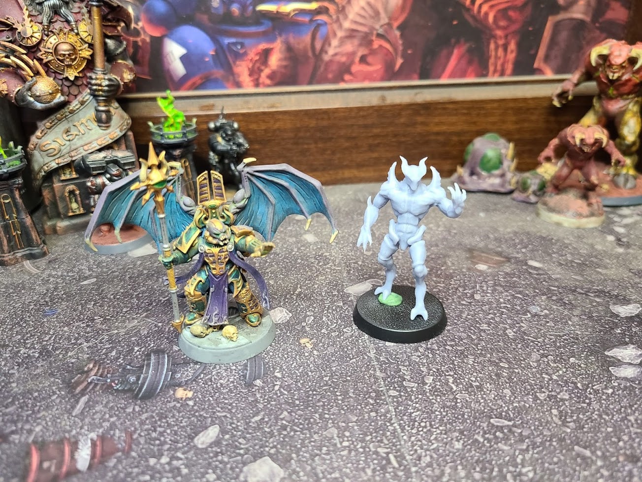 Extraplanar Sorcerer Miniature | Tabletop Wargaming/Roleplaying Miniatures | 28mm Scale