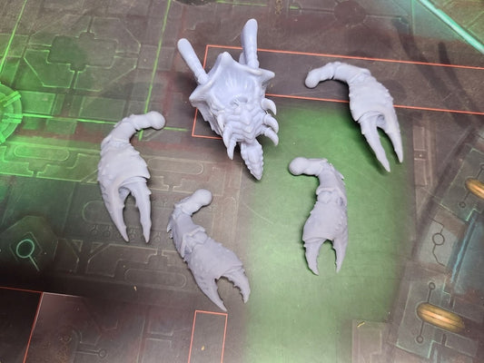 Crabby Claws for Angry Xeno-Dragons | Tabletop Wargaming Bits | 28mm Scale