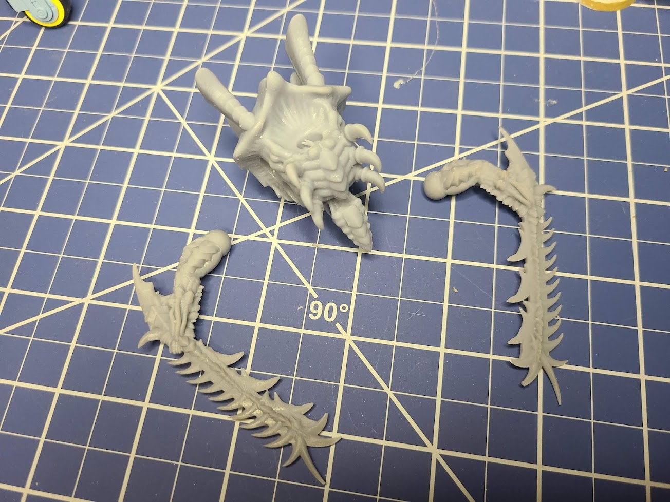 Ancient Osteolithic Bladearms of Zu'makalys (Biomorph Sword Arms, 6 Styles) | Tabletop Wargaming Bits | 28mm Scale