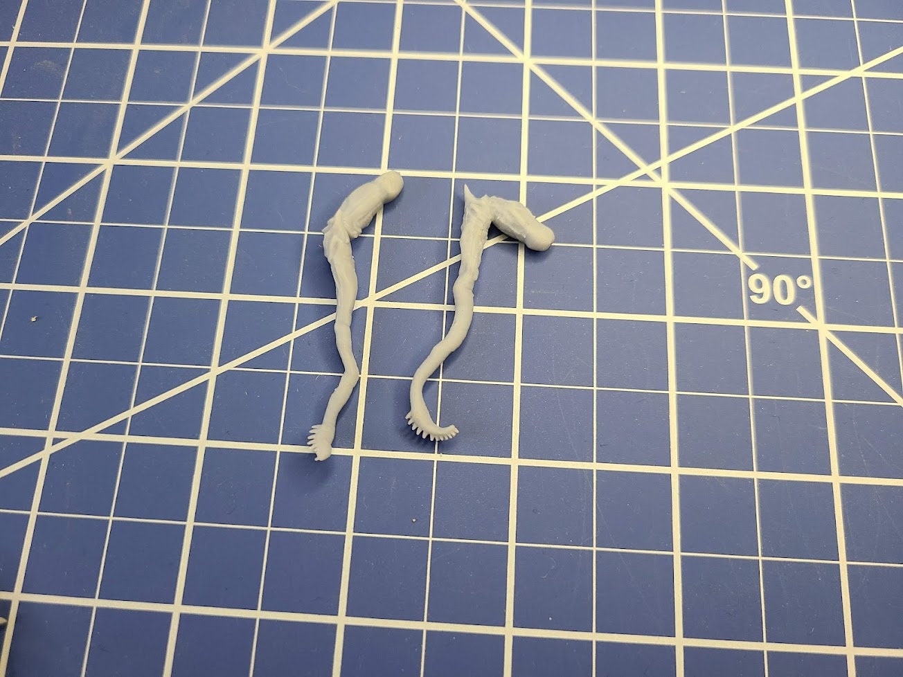 Tentacle-Whip Arms for Custom Biomorphs | Tabletop Wargaming Bits | 28mm Scale