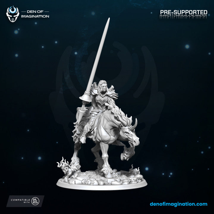 Vampire Knights (2 Variants and Unicorn-Only Option | Bundle)  | Miniature Wargaming Models (Den of Imagination)