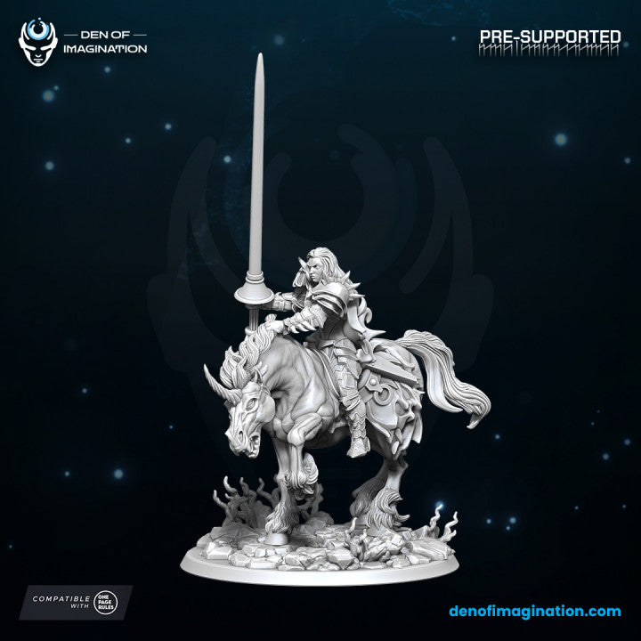 Vampire Knights (2 Variants and Unicorn-Only Option | Bundle)  | Miniature Wargaming Models (Den of Imagination)