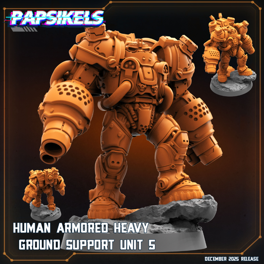 Dominion MK119 Suits (5 Poses, Fits 50mm Bases)