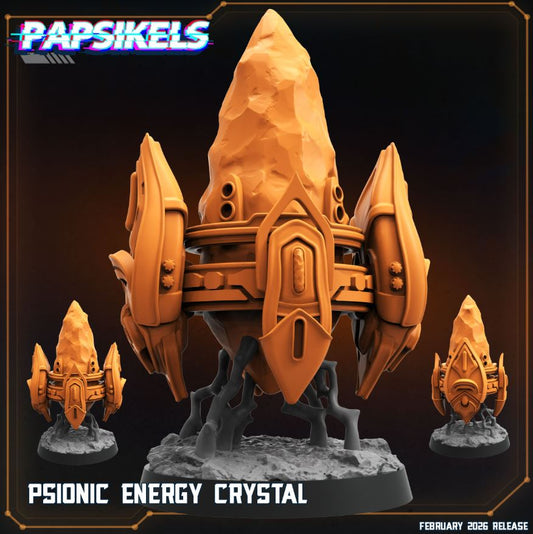Psionic Energy Crystal (2 Sizes, Fits 65mm or 100mm Bases, Bundles)