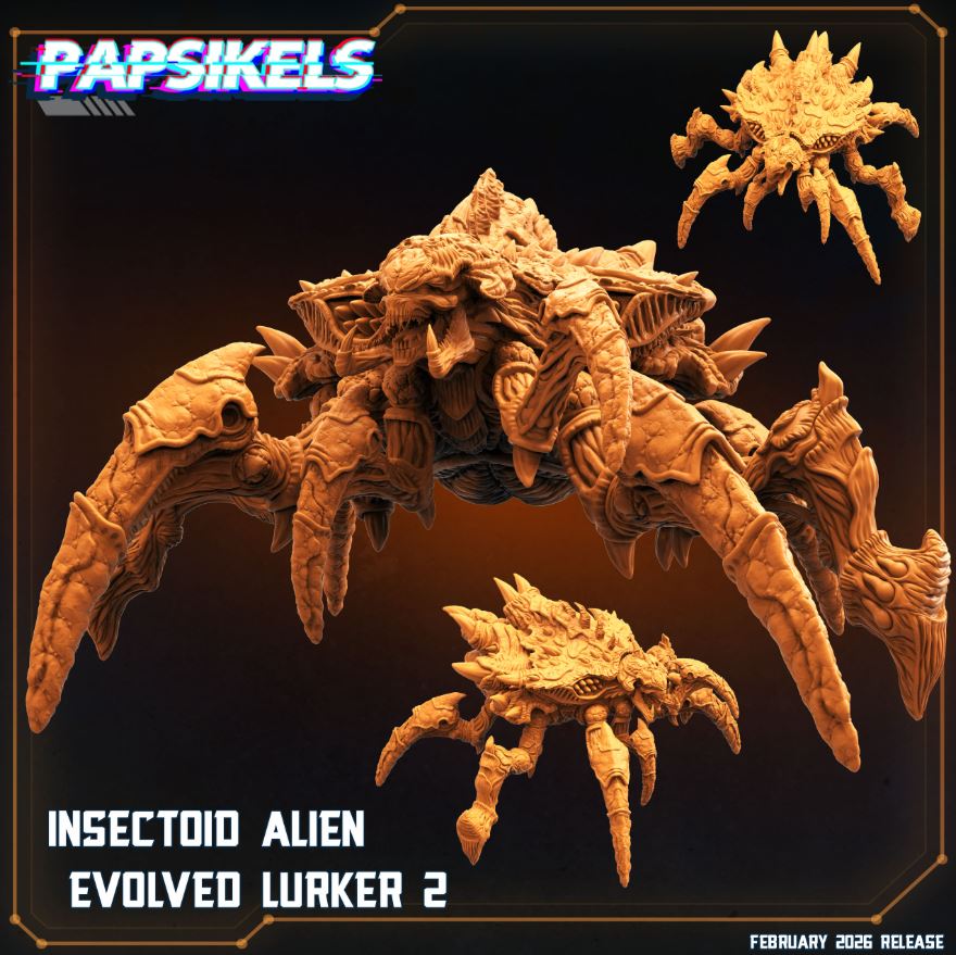 Nightmare Burrowers (4 Poses | Fits 80mm+ Bases* | Bundles)