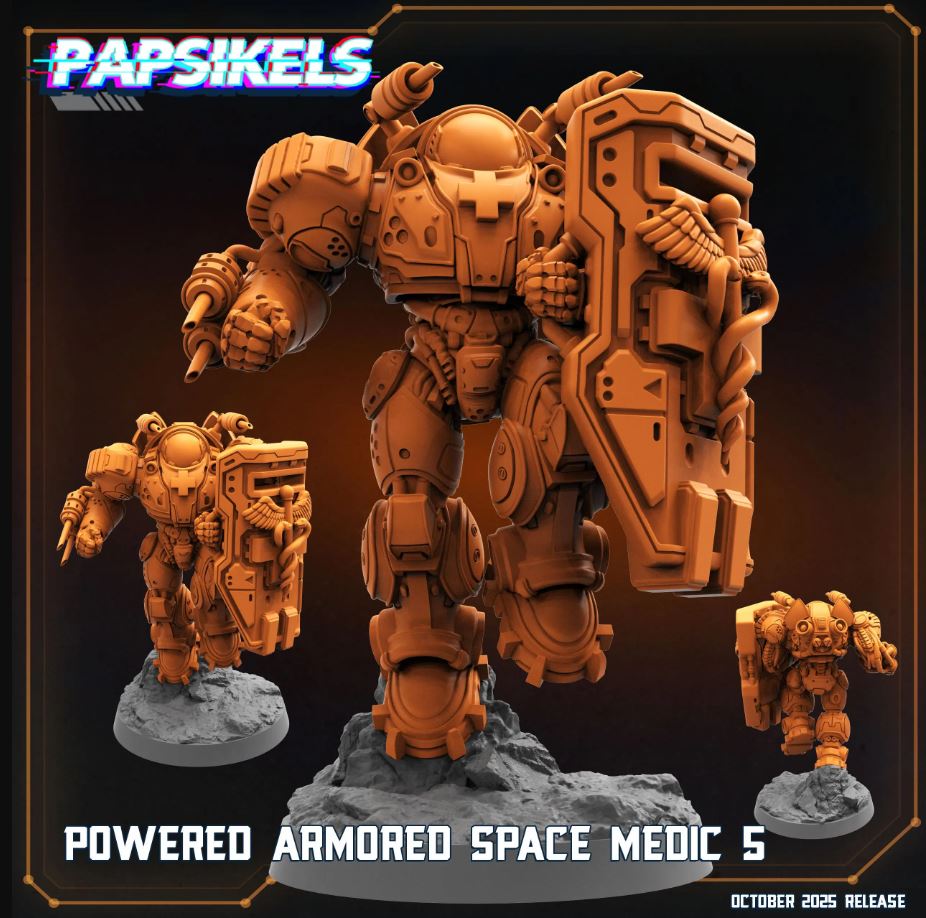 Dominion Medics (5 Poses, Fits 32-40mm Bases)