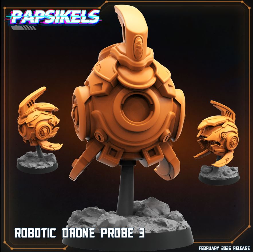 Robotic Harvesters (3 Poses, fits 25-28mm Bases, Large Bundles)