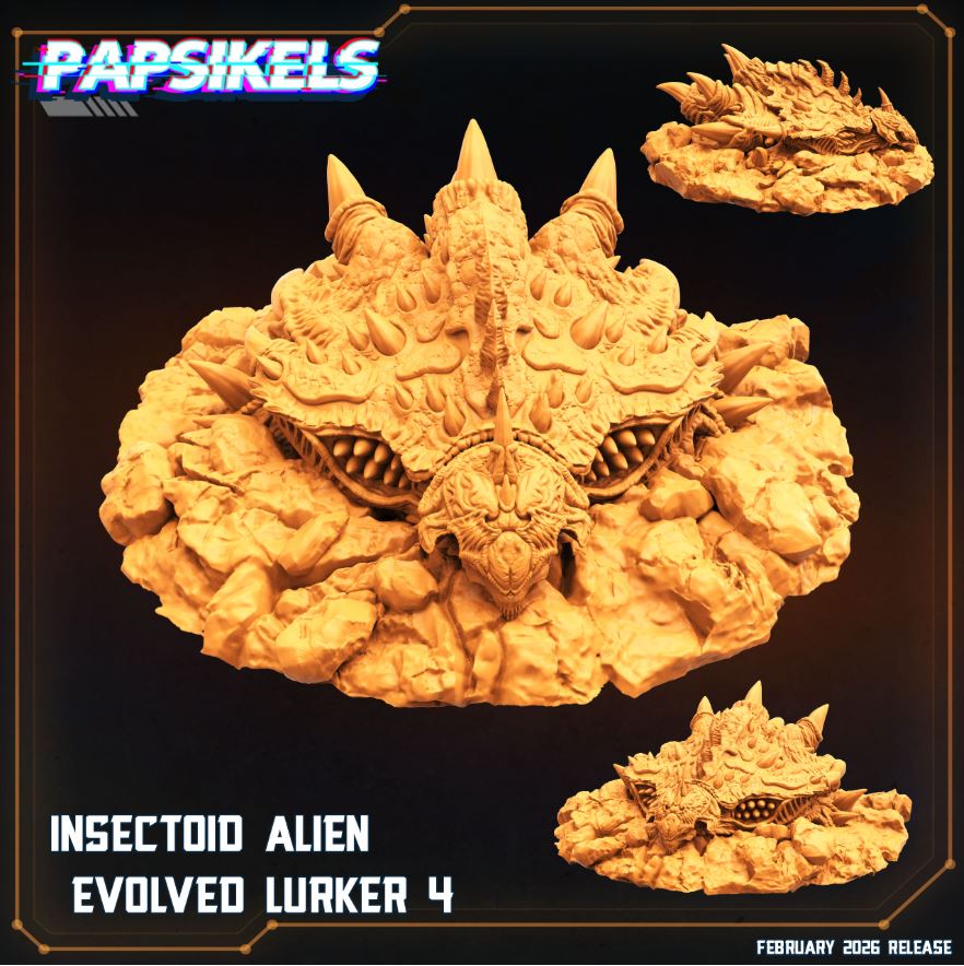 Nightmare Burrowers (4 Poses | Fits 80mm+ Bases* | Bundles)