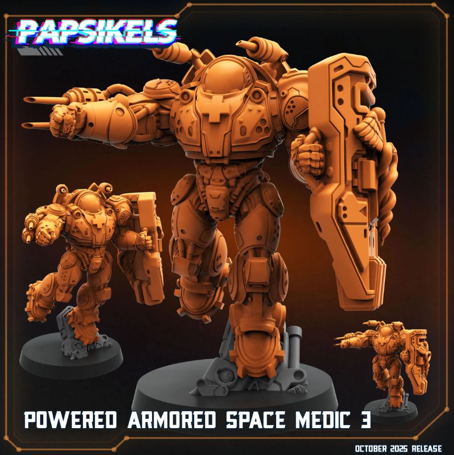 Dominion Medics (5 Poses, Fits 32-40mm Bases)