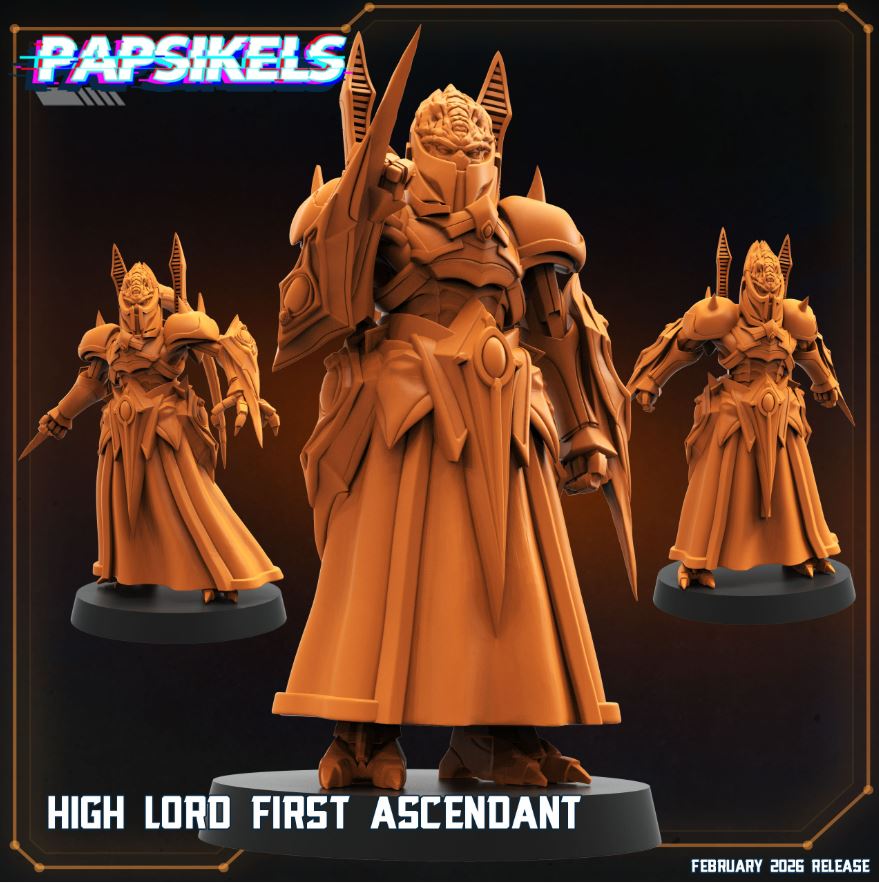 Warlocks of Khala (3 Poses, fits 40-50mm Bases)
