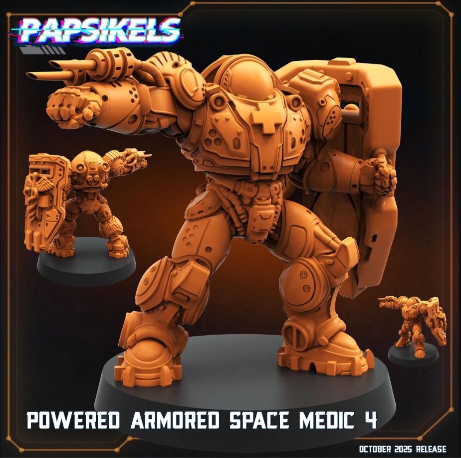 Dominion Medics (5 Poses, Fits 32-40mm Bases)