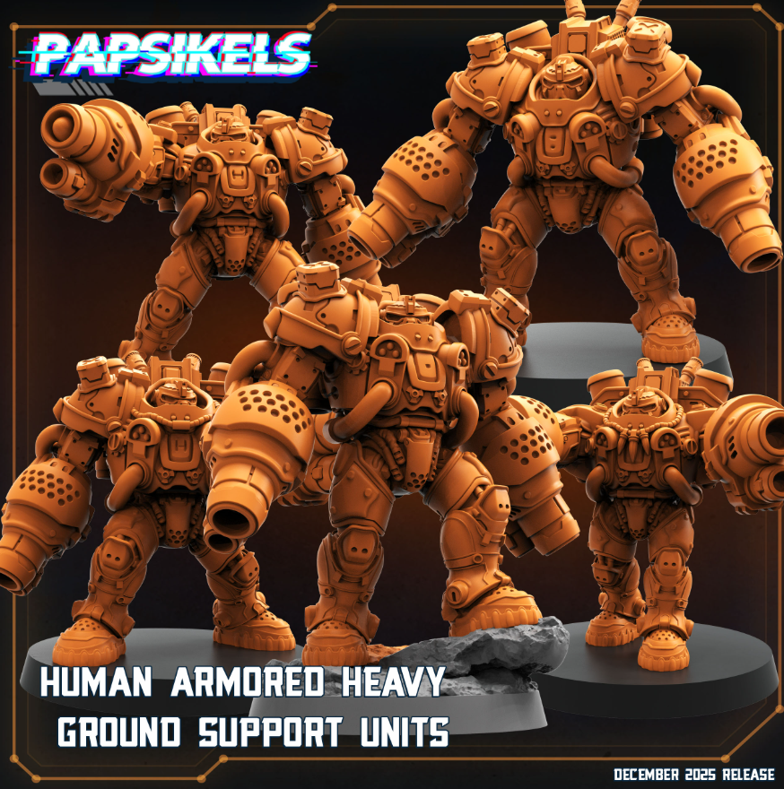Dominion MK119 Suits (5 Poses, Fits 50mm Bases)