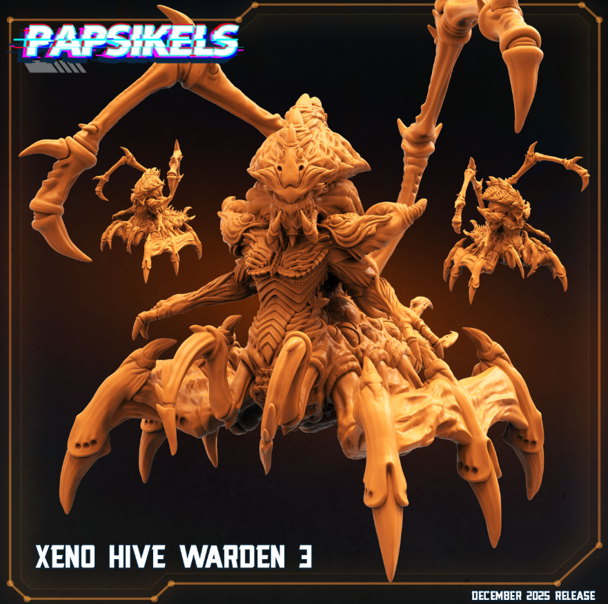 Nightmare Hive Queens (3 Poses | Fits 60-80mm Bases)