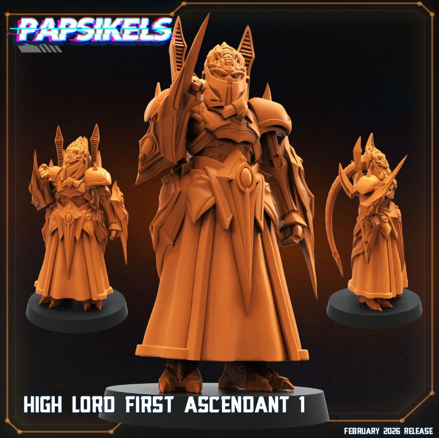 Warlocks of Khala (3 Poses, fits 40-50mm Bases)