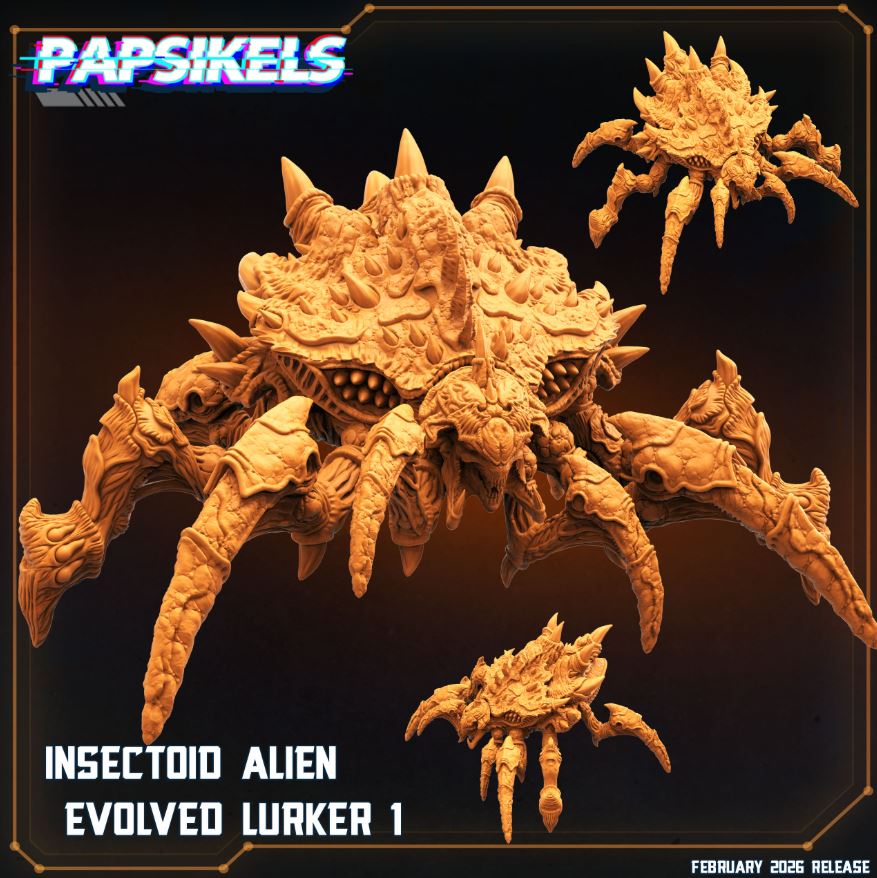 Nightmare Burrowers (4 Poses | Fits 80mm+ Bases* | Bundles)