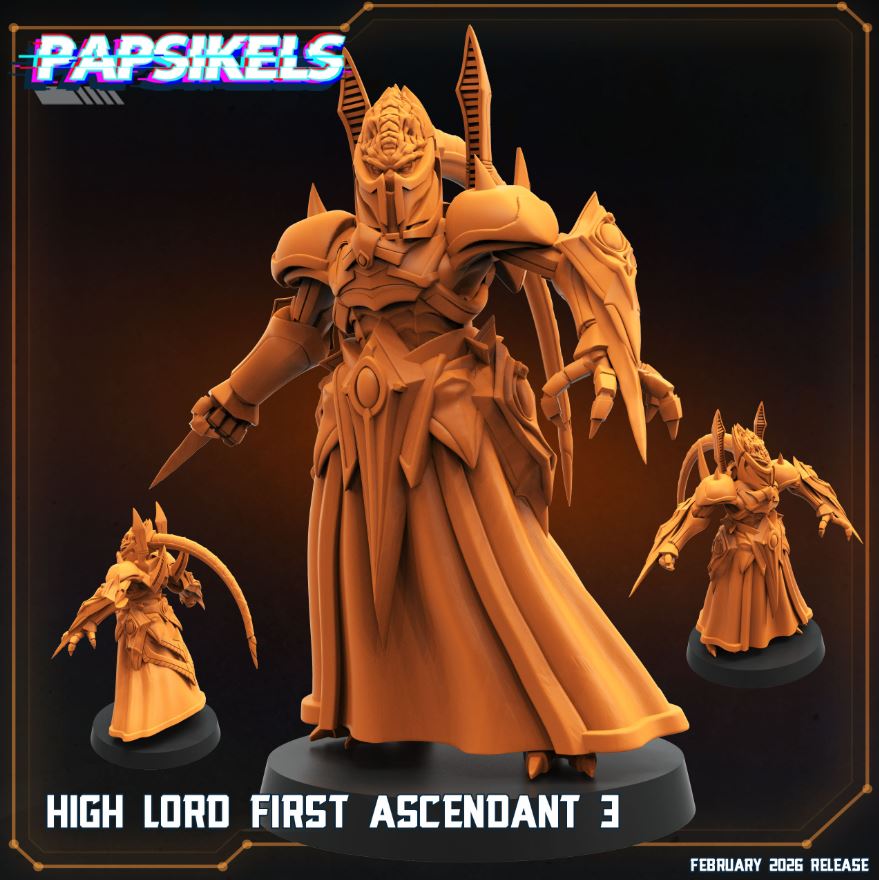 Warlocks of Khala (3 Poses, fits 40-50mm Bases)