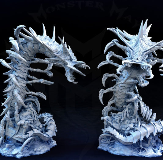 Abyssal Remorhaz (Fits 100mm, 120x92mm Bases)