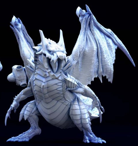 Molten Flame Drake (fits 100mm, 120x92mm Bases)