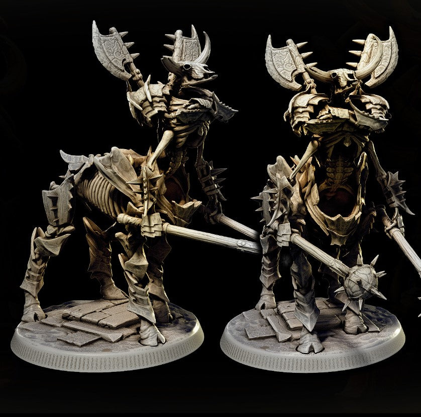 Skeletal Centaurs (6 Poses, fits 50mm Bases)