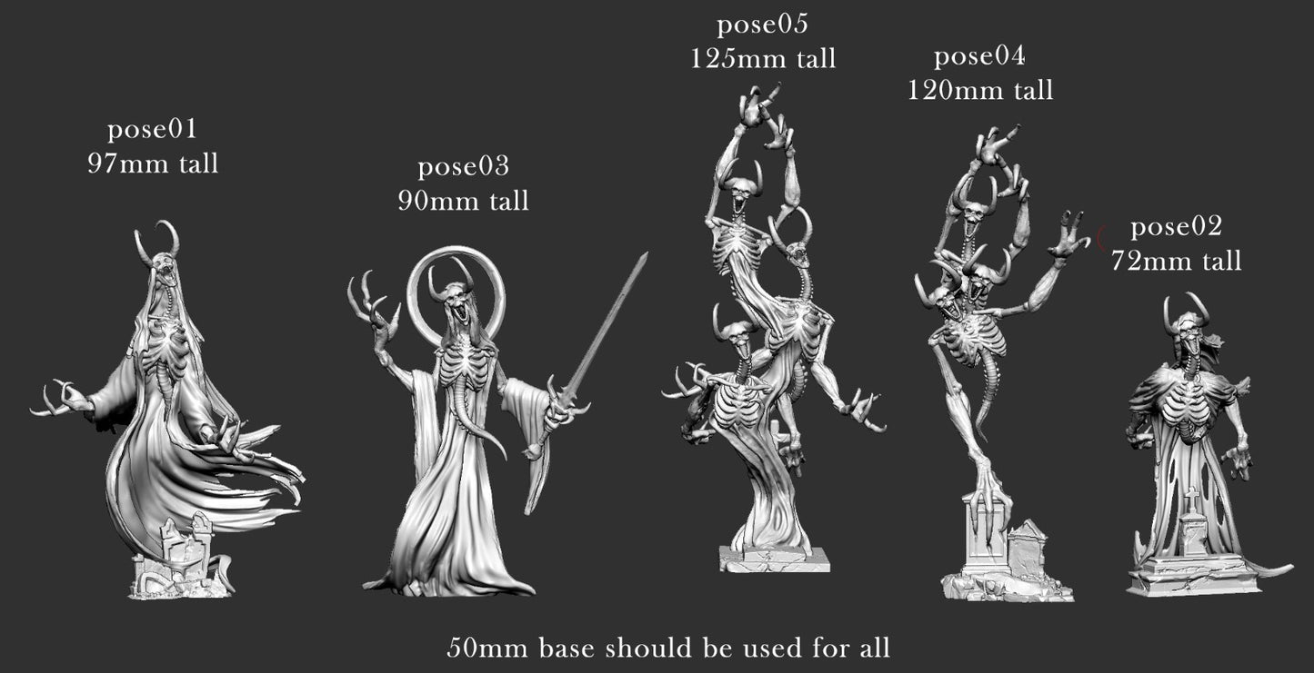 Spectral Horrors (5 Poses, fits 50mm Bases)